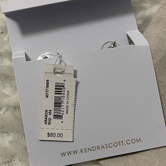 NWT Silver Aragon Earrings in Abalone Shell - Picture 5 of 5